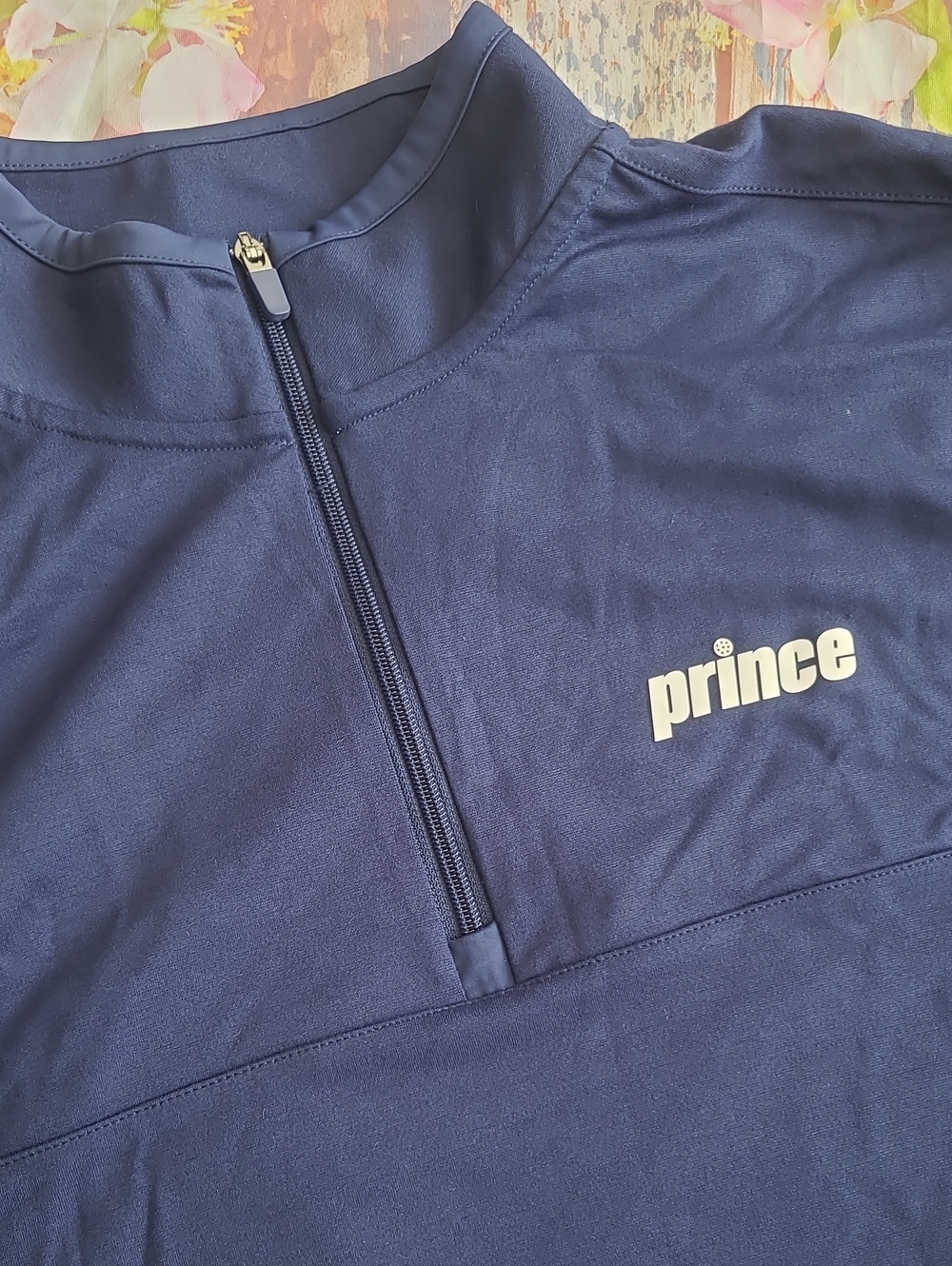 Prince Pickleball Mens 1/4 zip Ponte Pullover NWT